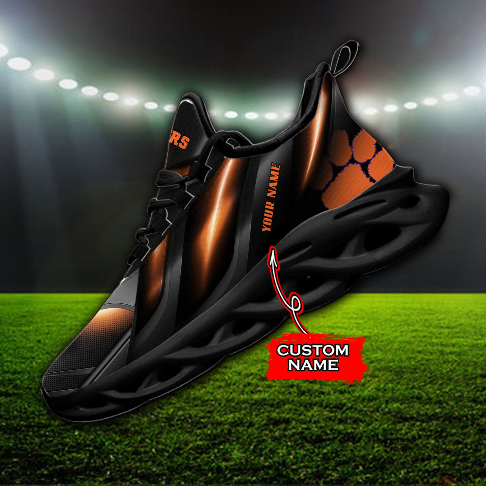 Ideafootwear Clemson Tigers NCAA Max Soul Shoes Sneakers For Men And Women