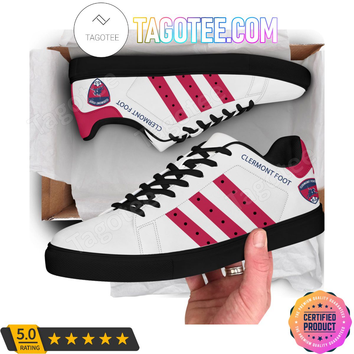 Ideafootwear Clermont Foot 63 Skate Stan Shoes Sneakes For Men And Women