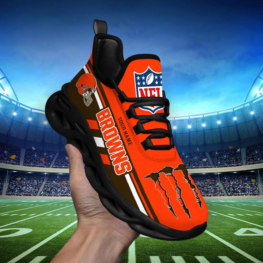 Ideafootwear Cleveland Browns Max Soul Shoes Sneakers For Men And Women