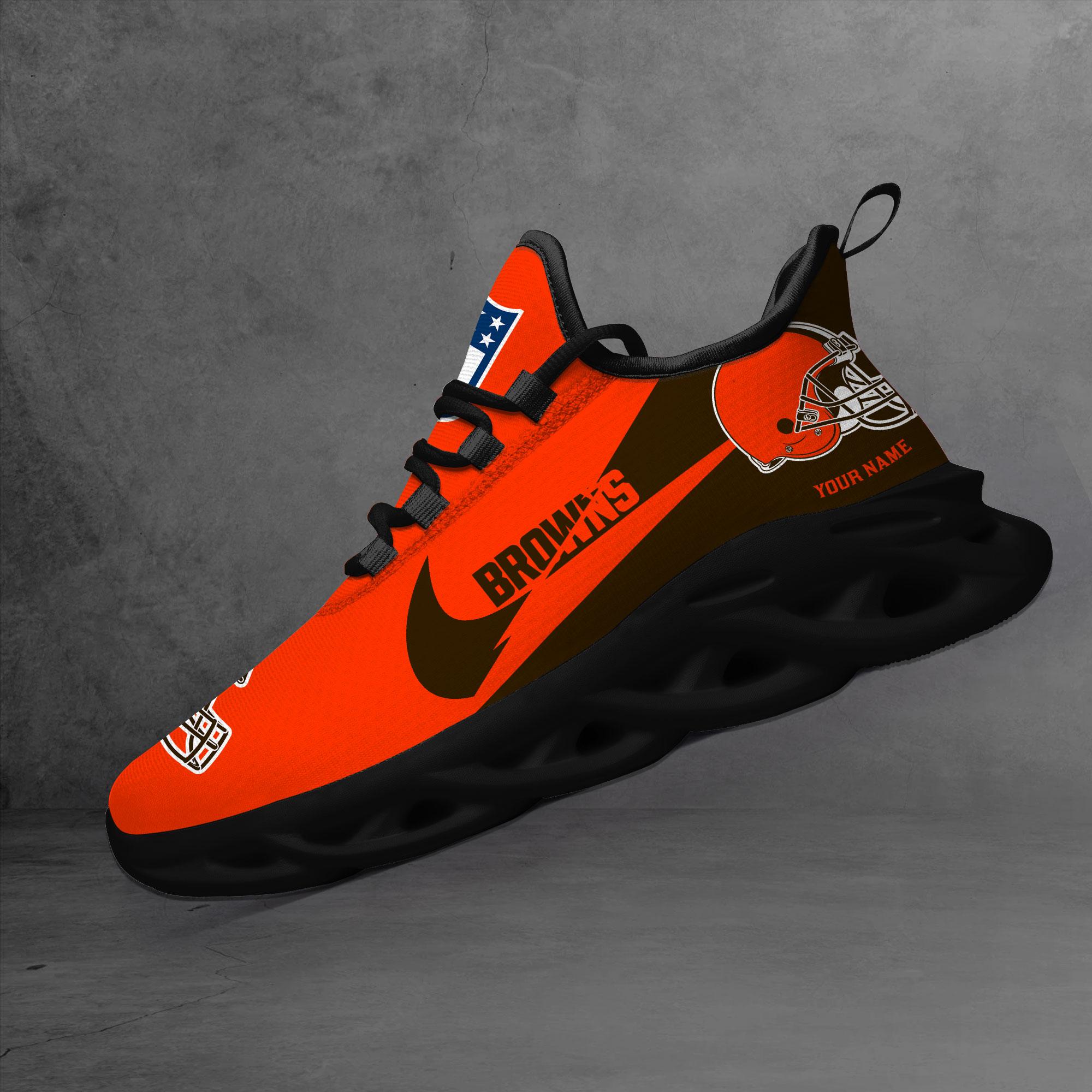 Ideafootwear Cleveland Browns Max Soul Shoes Sneakers For Men And Women