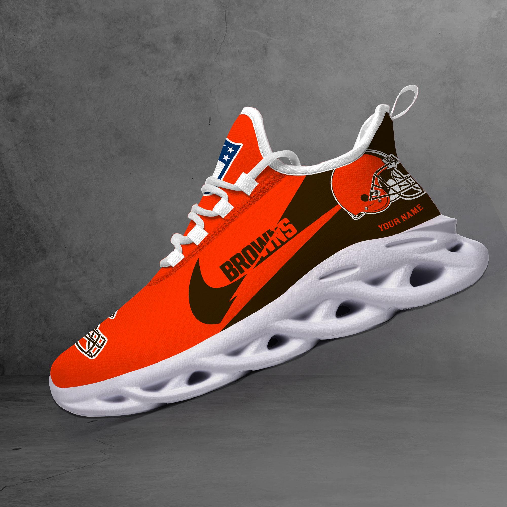Ideafootwear Cleveland Browns Max Soul Shoes Sneakers For Men And Women