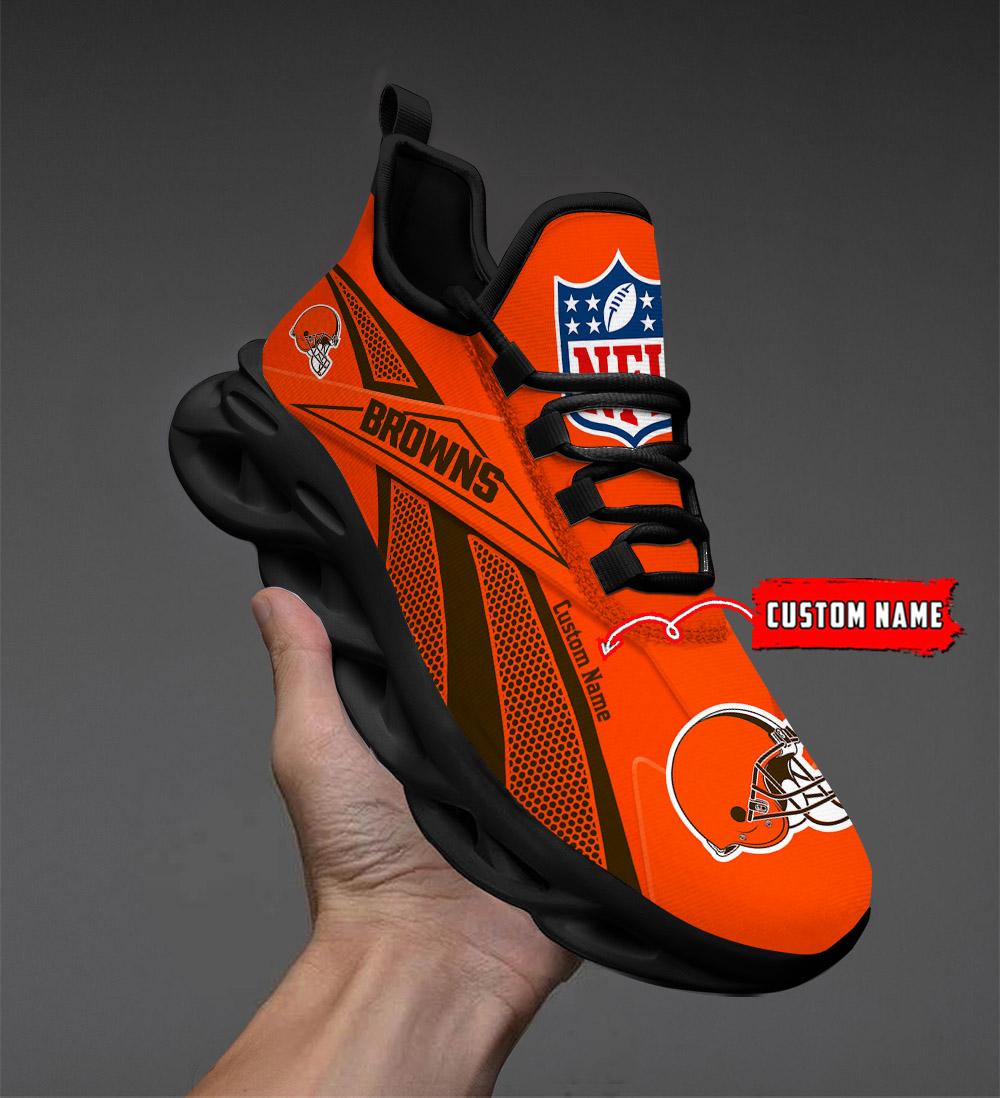 Ideafootwear Cleveland Browns Max Soul Shoes Sneakers For Men And Women