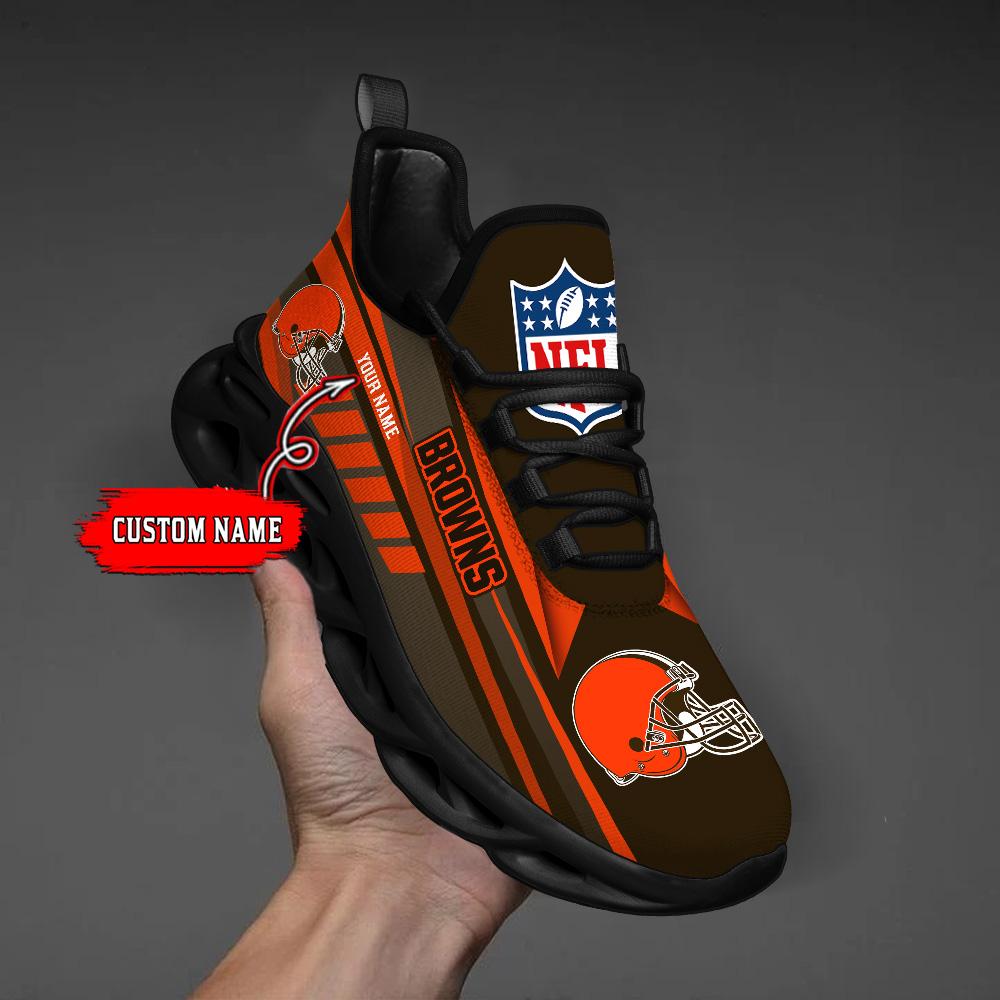 Ideafootwear Cleveland Browns Max Soul Shoes Sneakers For Men And Women