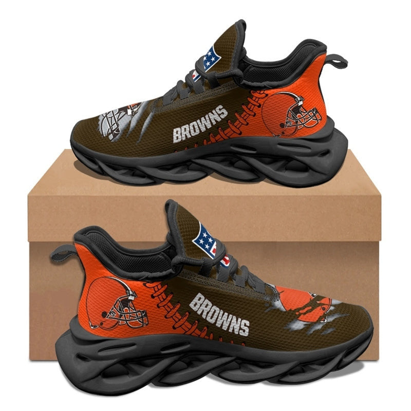 Ideafootwear Cleveland Browns NFL Max Soul Shoes Sneakers For Men And Women