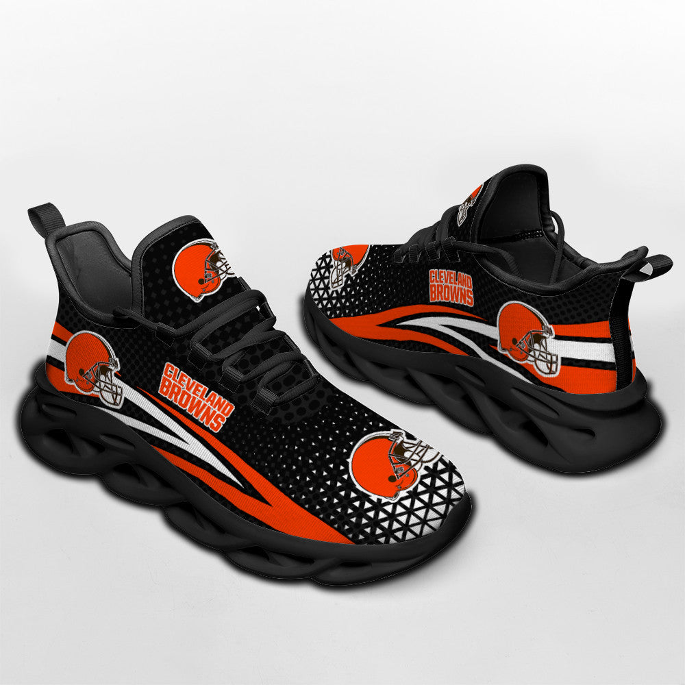 Ideafootwear Cleveland Browns NFL Max Soul Shoes Sneakers For Men And Women