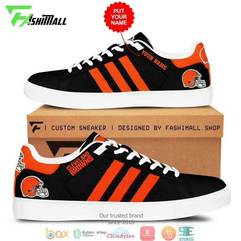 Ideafootwear Cleveland Browns Skate Stan Shoes Sneakes For Men And Women