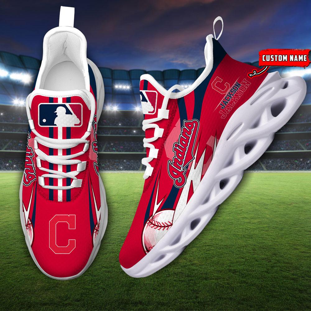 Ideafootwear Cleveland Indians Max Soul Shoes Sneakers For Men And Women
