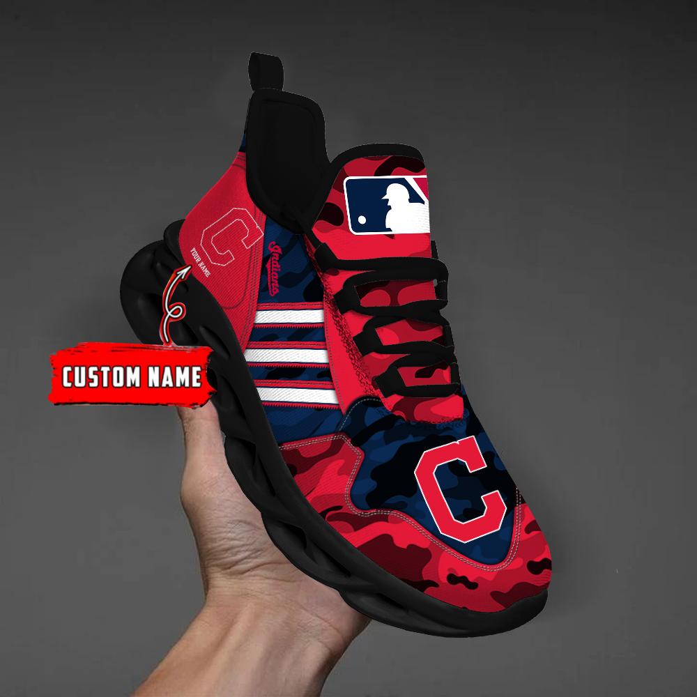 Ideafootwear Cleveland Indians Max Soul Shoes Sneakers For Men And Women