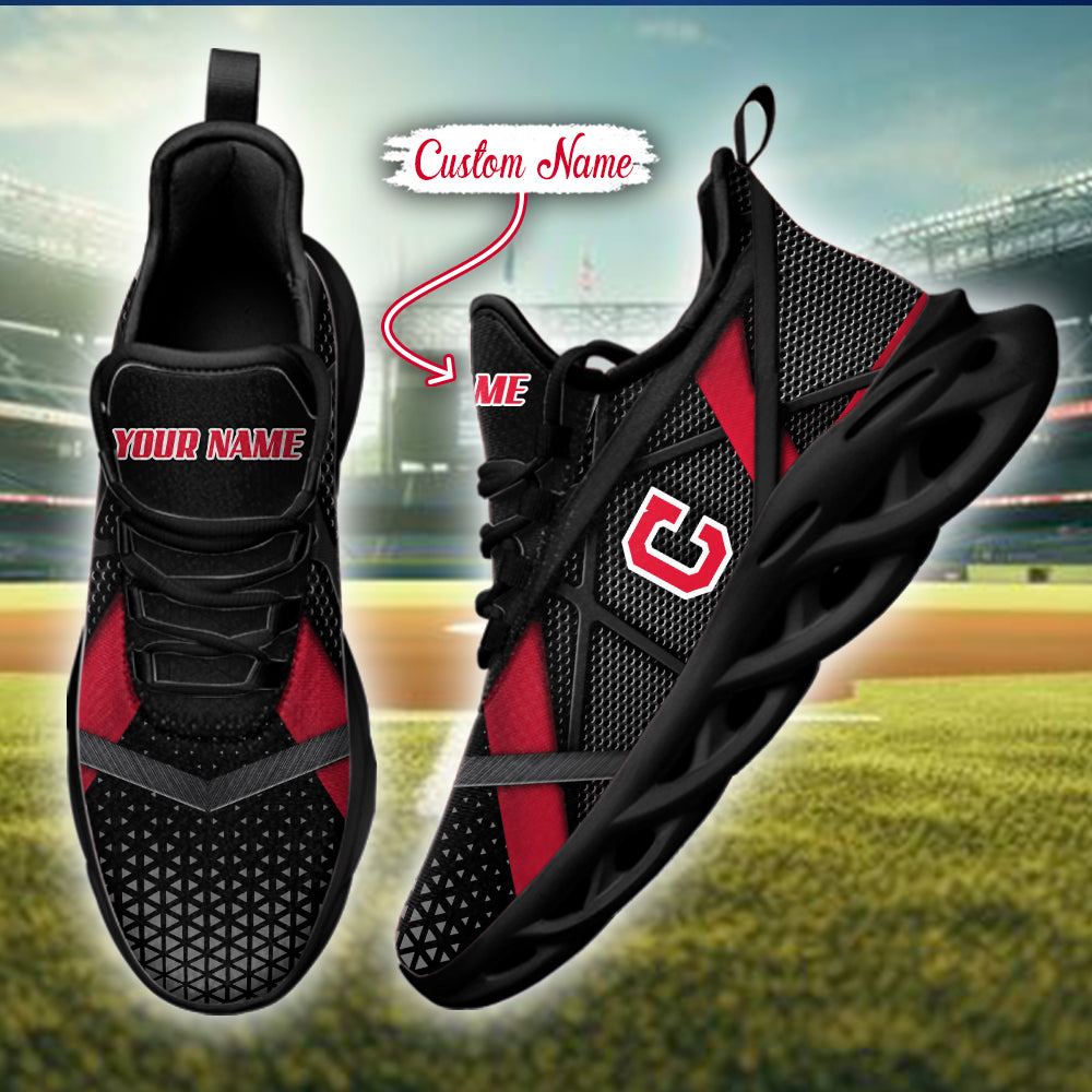 Ideafootwear Cleveland Indians MLB Max Soul Shoes Sneakers For Men And Women