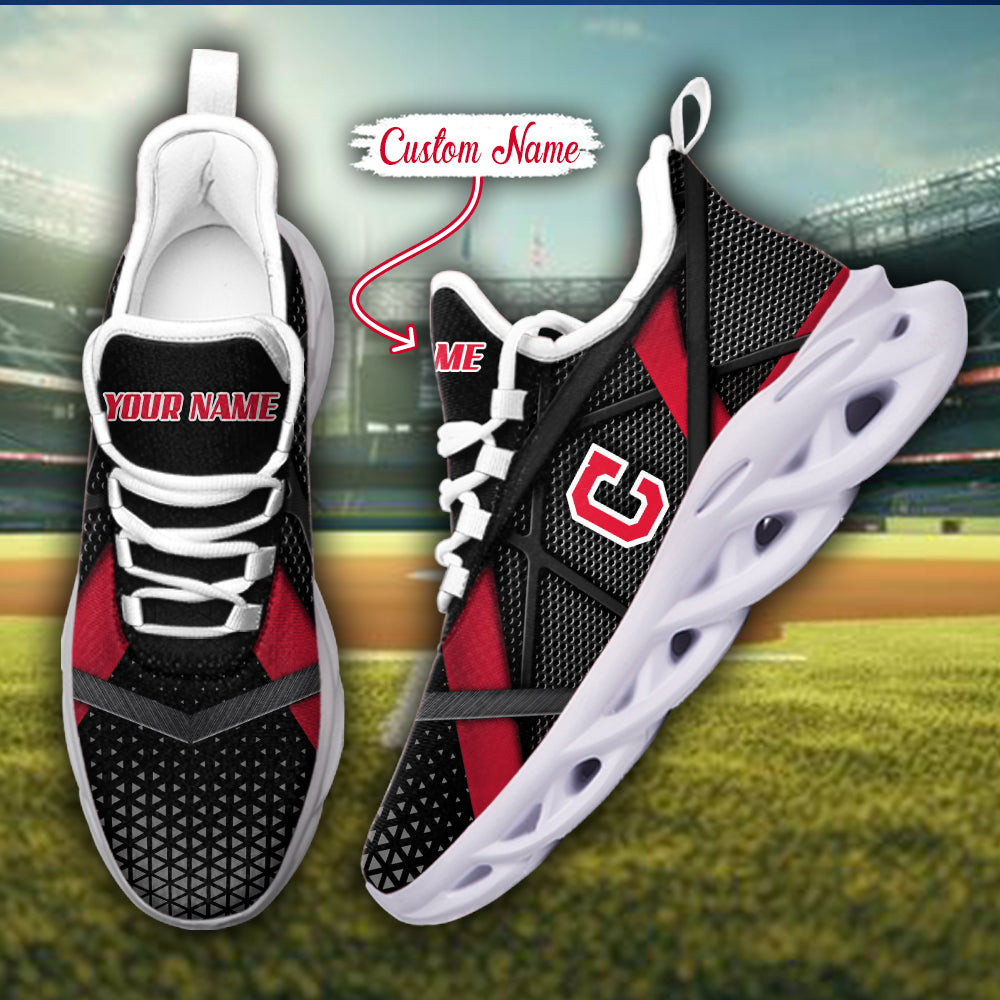 Ideafootwear Cleveland Indians MLB Max Soul Shoes Sneakers For Men And Women