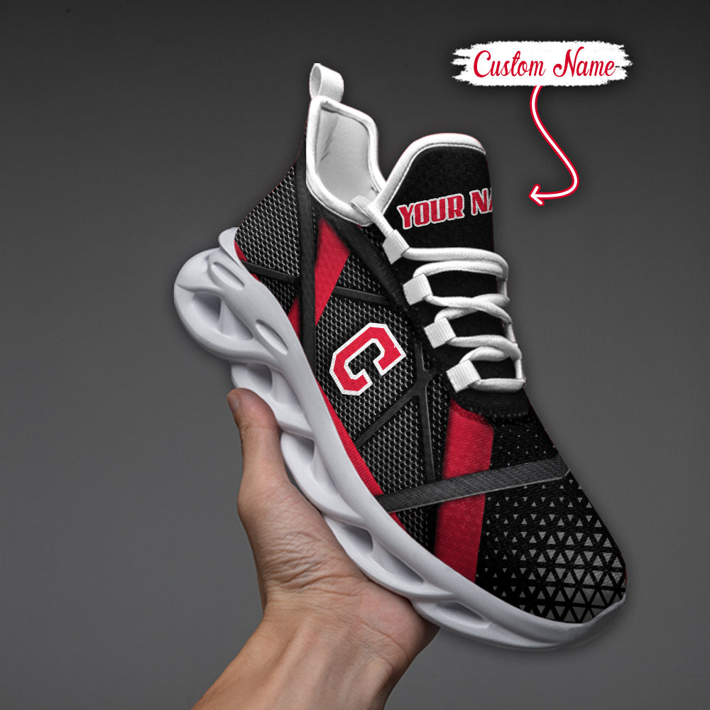 Ideafootwear Cleveland Indians MLB Max Soul Shoes Sneakers For Men And Women