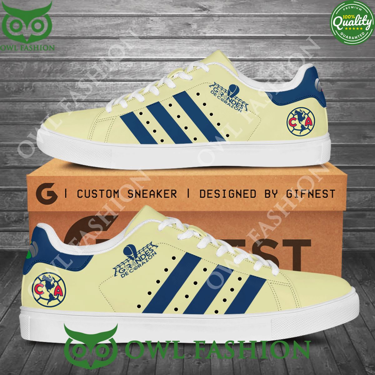 Ideafootwear Club America Campeon Skate Stan Shoes Sneakes For Men And Women