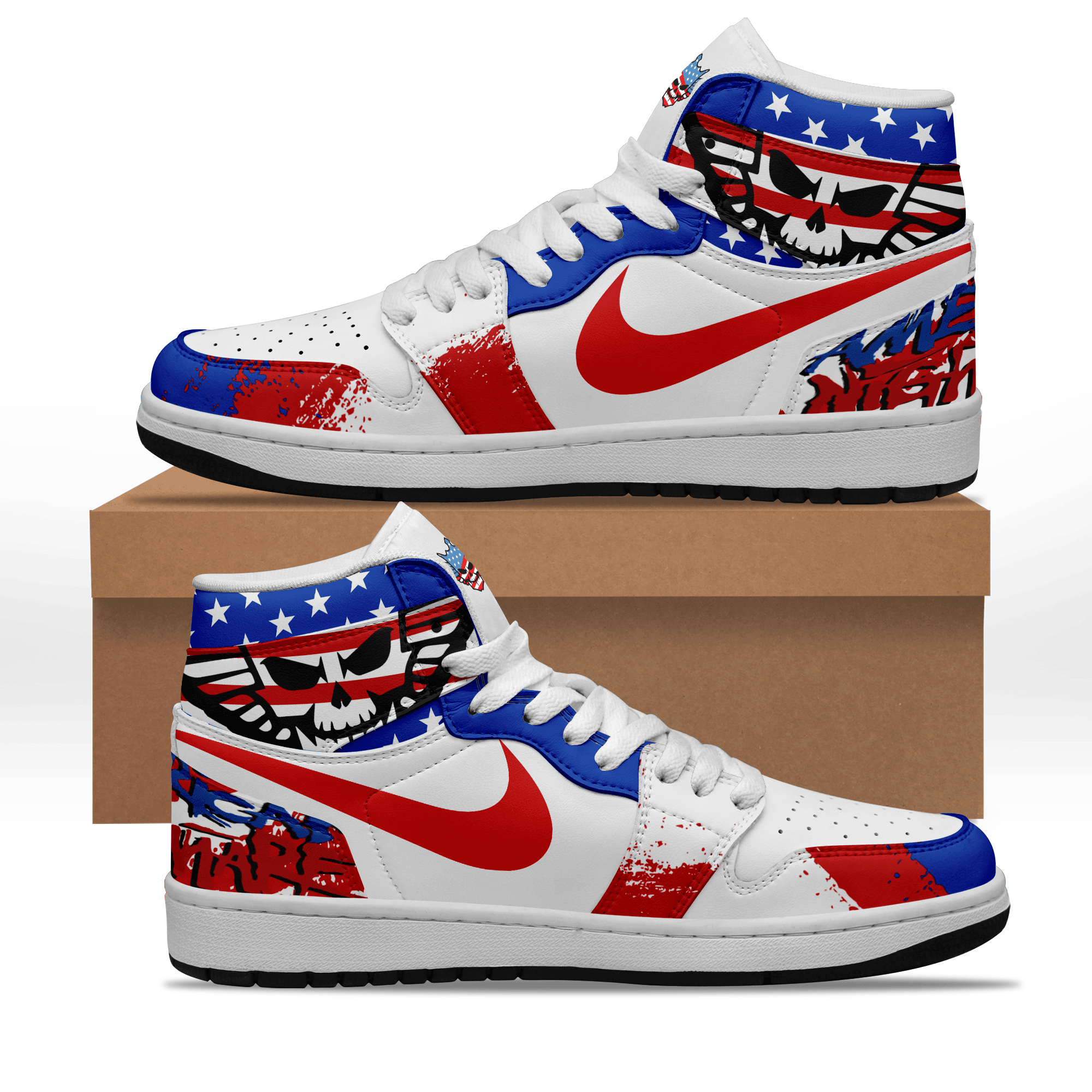 Ideafootwear Cody Rhodes AJ1 High Sneakers Shoes For Men And Women