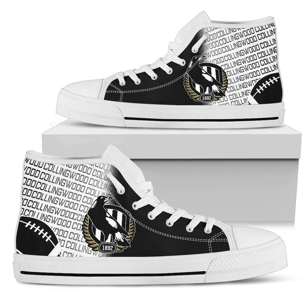 Ideafootwear Collingwood High Top Canvas Sneakers Shoes For Men And Women