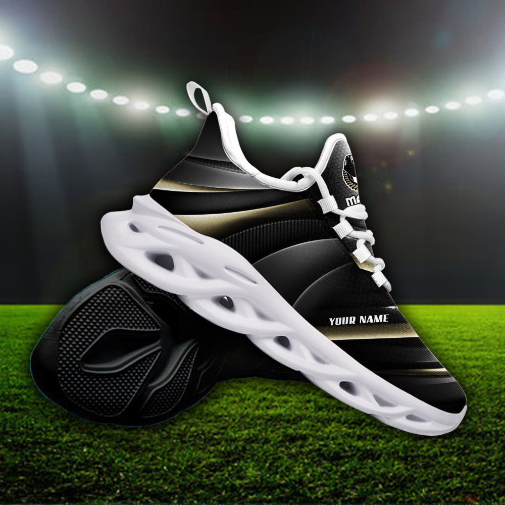 Ideafootwear Collingwood Magpies AFL Max Soul Shoes Sneakers For Men And Women