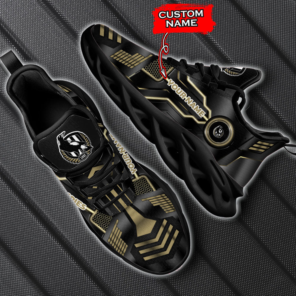 Ideafootwear Collingwood Magpies AFL Max Soul Shoes Sneakers For Men And Women