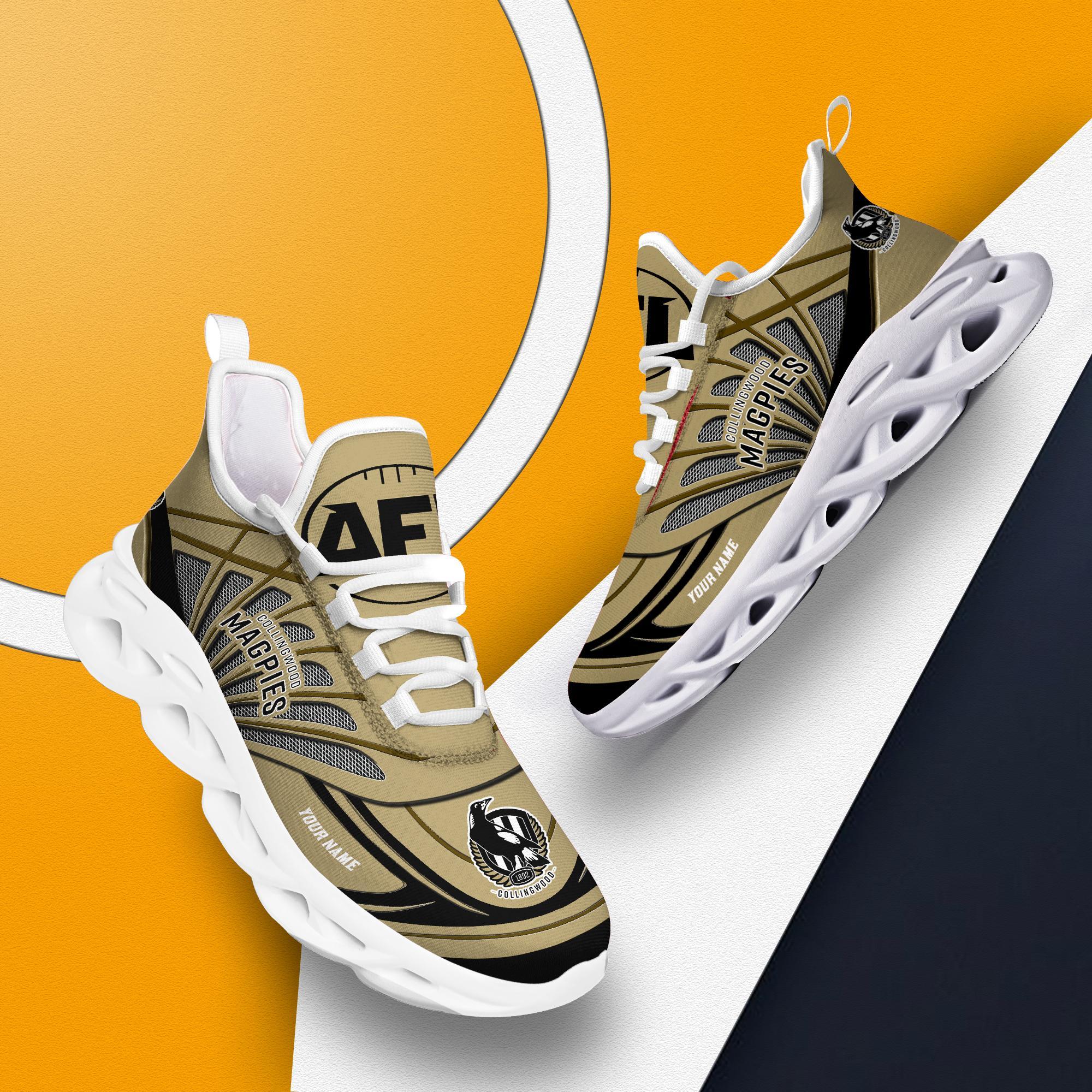 Ideafootwear Collingwood Magpies Max Soul Shoes Sneakers For Men And Women