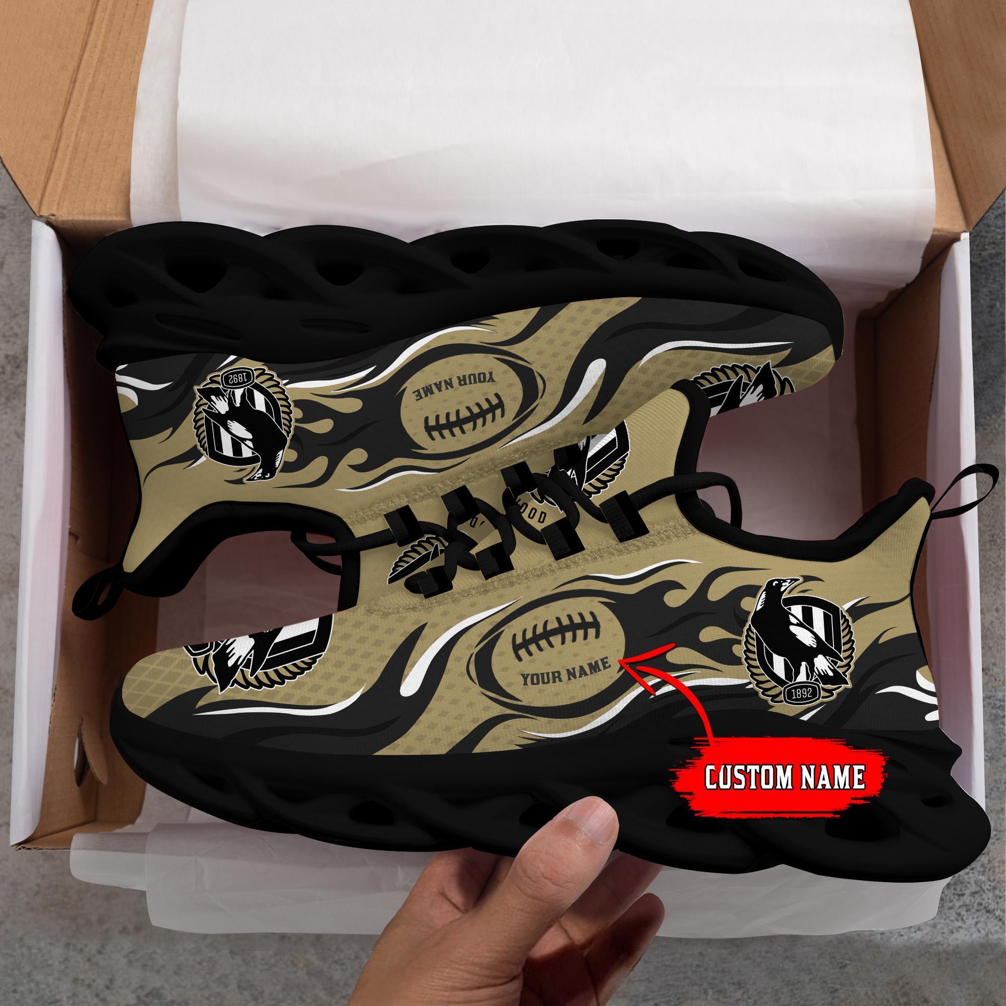 Ideafootwear Collingwood Magpies Max Soul Shoes Sneakers For Men And Women