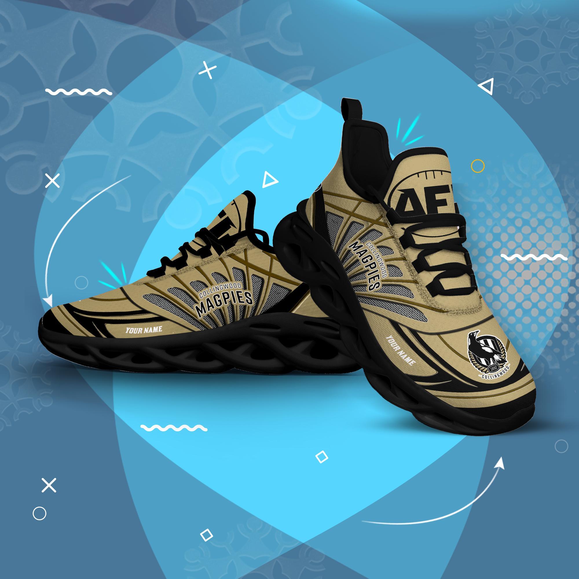 Ideafootwear Collingwood Magpies Max Soul Shoes Sneakers For Men And Women