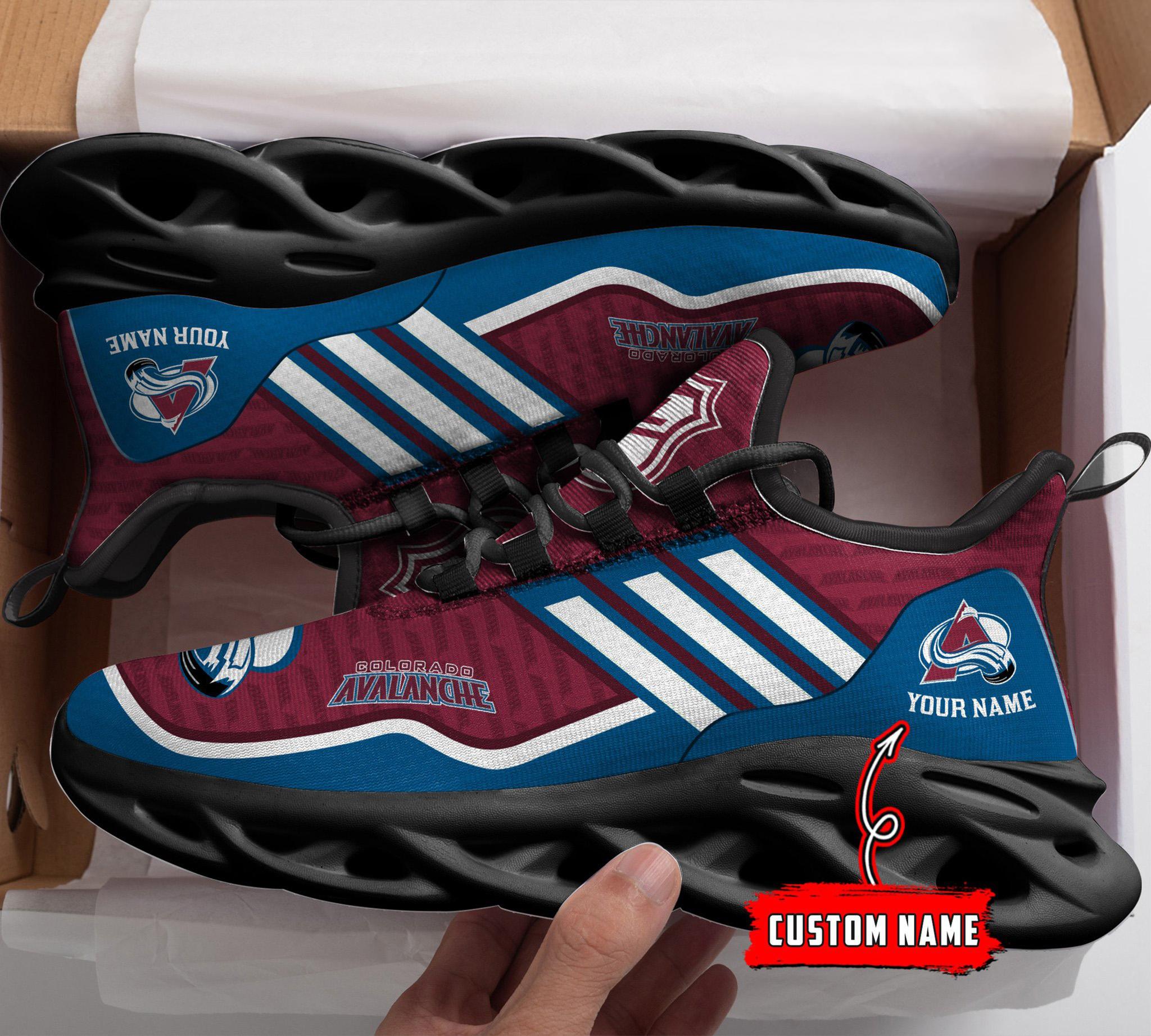 Ideafootwear Colorado Avalanche Max Soul Shoes Sneakers For Men And Women