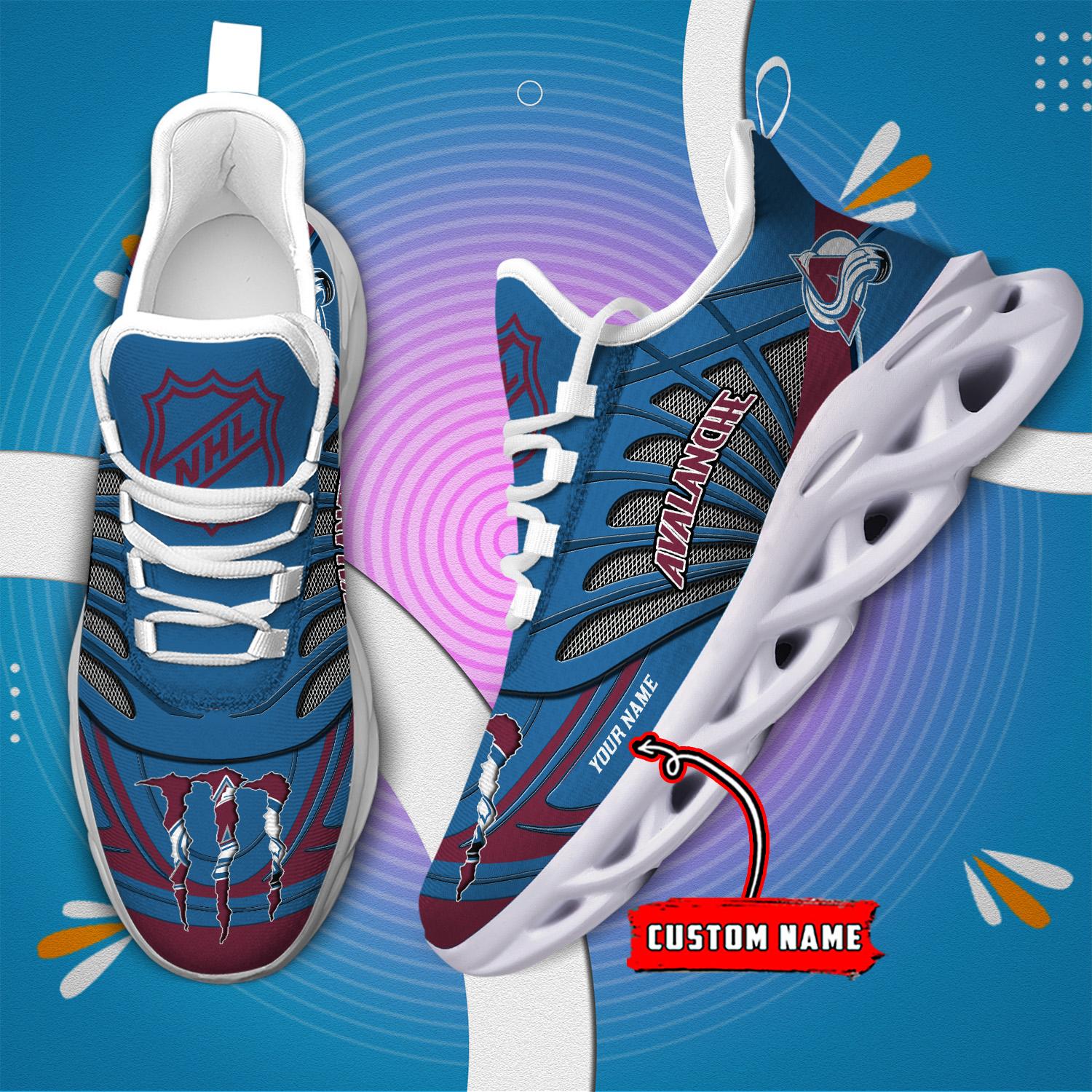 Ideafootwear Colorado Avalanche Max Soul Shoes Sneakers For Men And Women