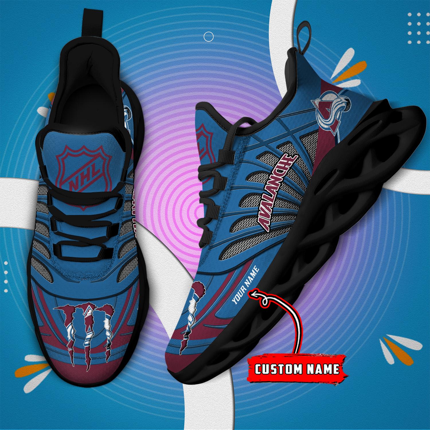 Ideafootwear Colorado Avalanche Max Soul Shoes Sneakers For Men And Women