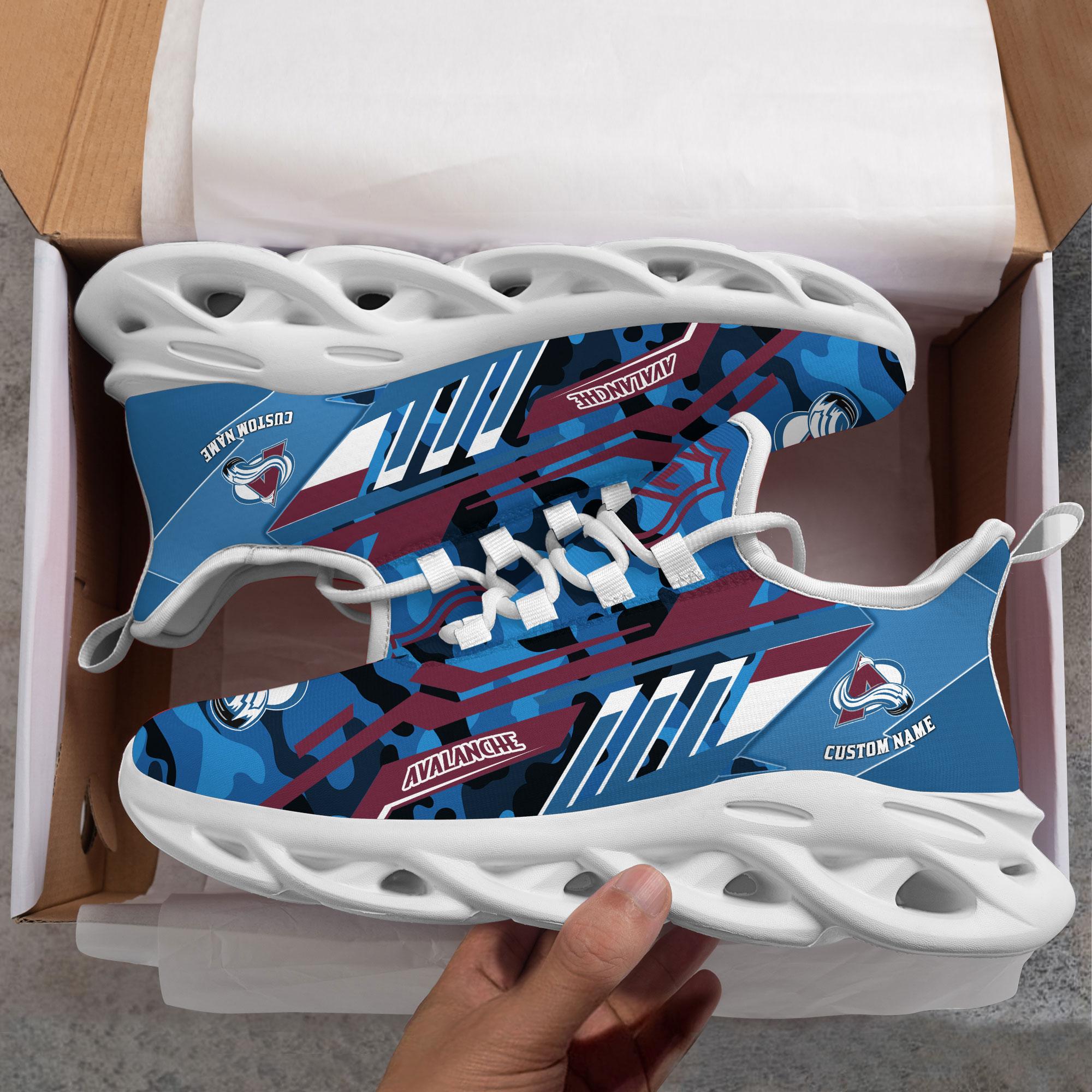 Ideafootwear Colorado Avalanche Max Soul Shoes Sneakers For Men And Women