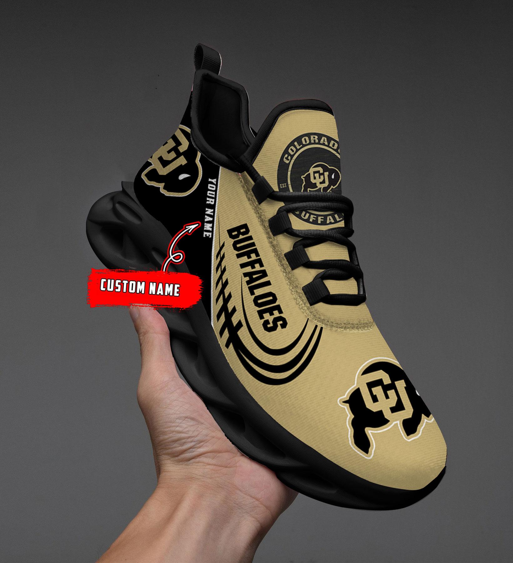 Ideafootwear Colorado Buffaloes Max Soul Shoes Sneakers For Men And Women