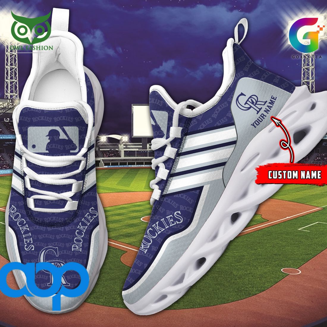 Ideafootwear Colorado Rockies Max Soul Shoes Sneakers For Men And Women
