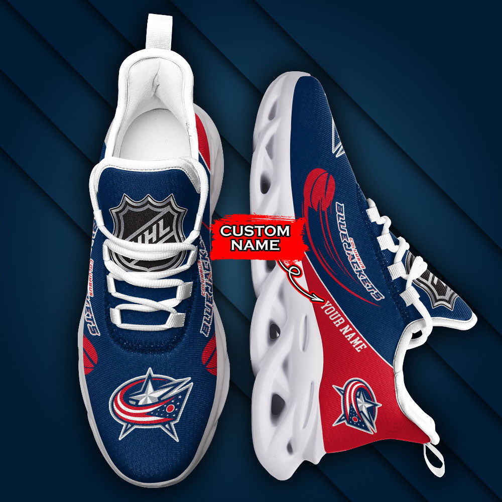 Ideafootwear Columbus Blue Jackets NHL Max Soul Shoes Sneakers For Men And Women