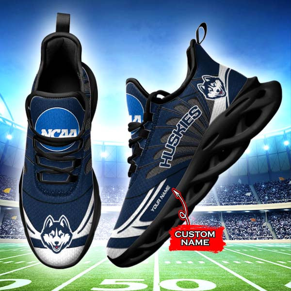 Ideafootwear Connecticut Huskies NCAA Max Soul Shoes Sneakers For Men And Women