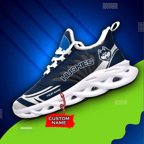 Ideafootwear Connecticut Huskies NCAA Max Soul Shoes Sneakers For Men And Women