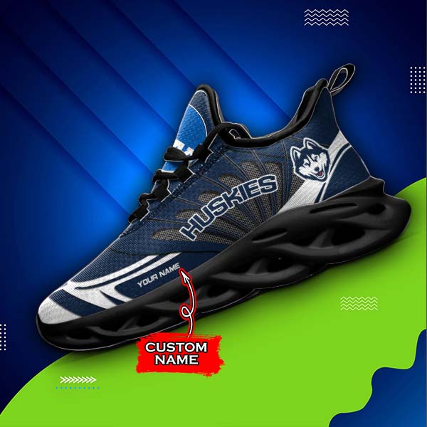Ideafootwear Connecticut Huskies NCAA Max Soul Shoes Sneakers For Men And Women