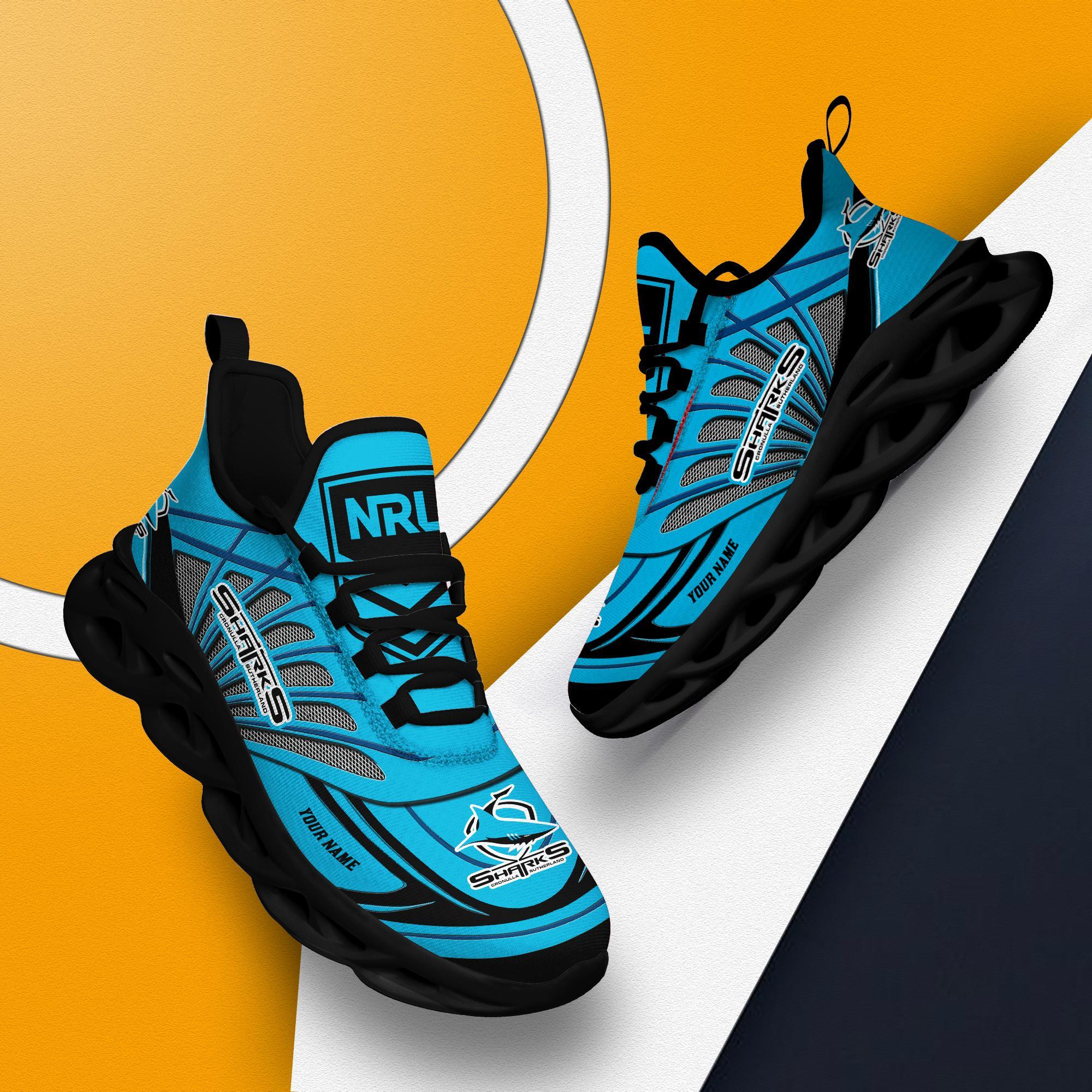 Ideafootwear Cronulla Sharks Max Soul Shoes Sneakers For Men And Women