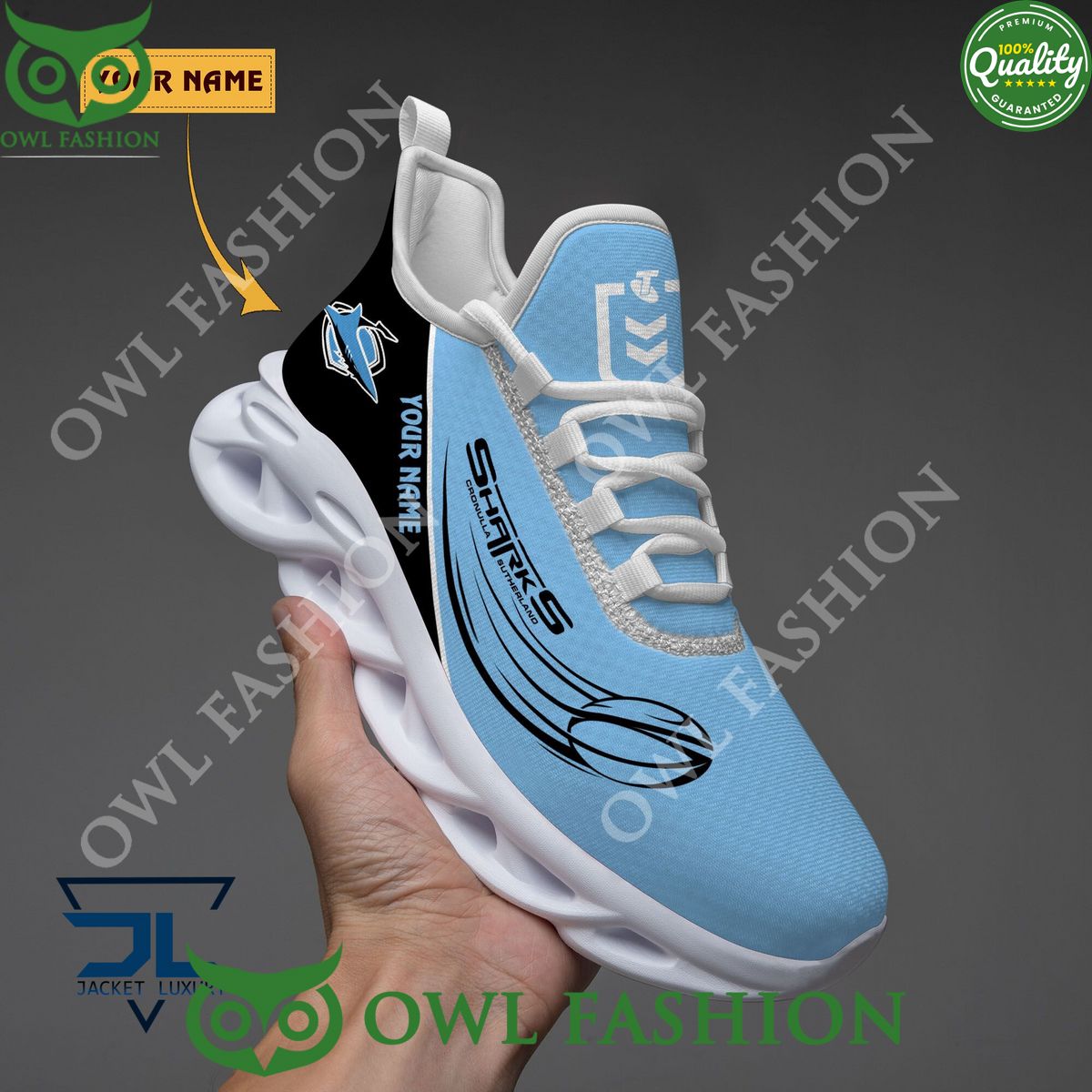 Ideafootwear Cronulla Sharks Max Soul Shoes Sneakers For Men And Women