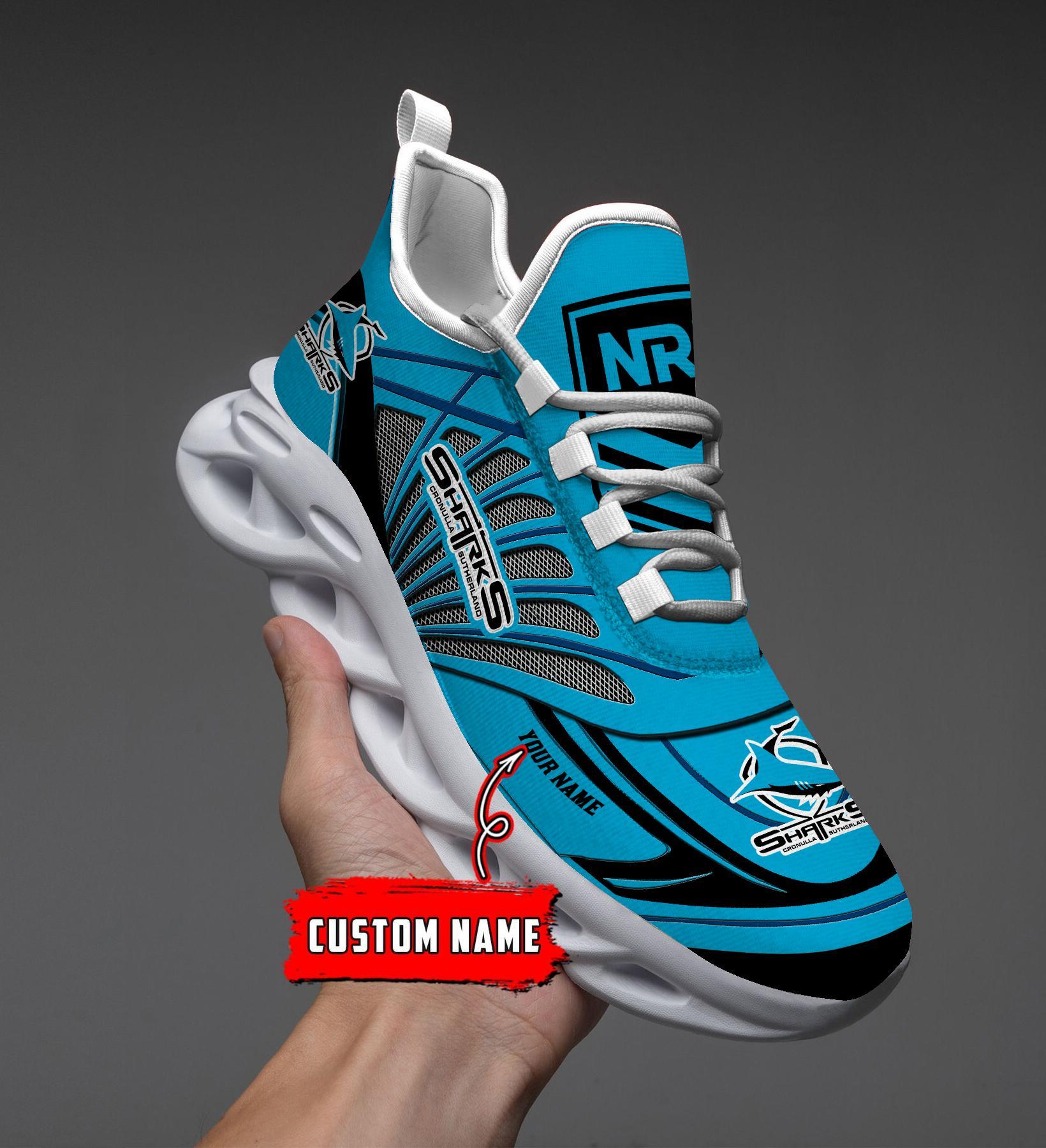 Ideafootwear Cronulla Sharks Max Soul Shoes Sneakers For Men And Women