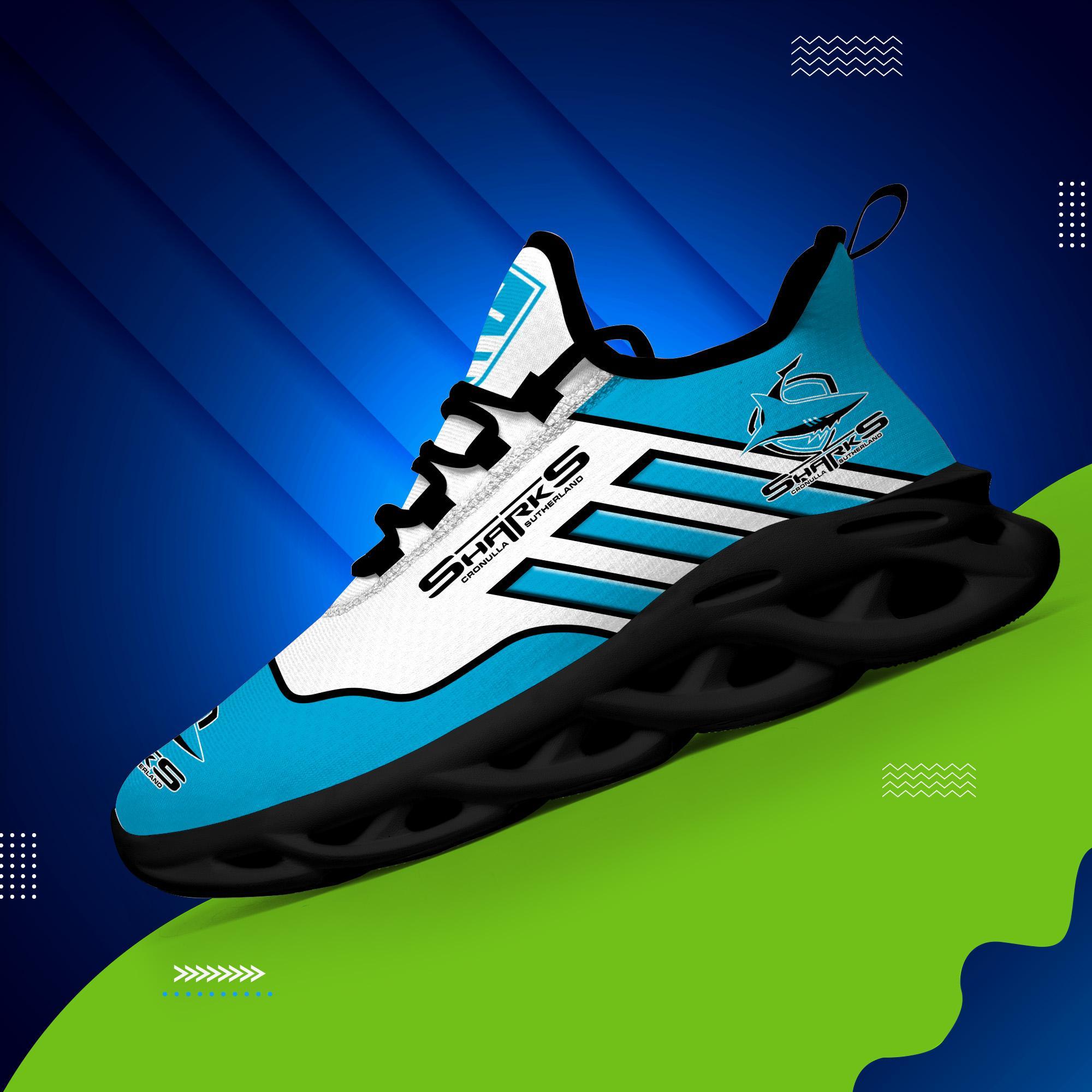 Ideafootwear Cronulla Sharks Max Soul Shoes Sneakers For Men And Women