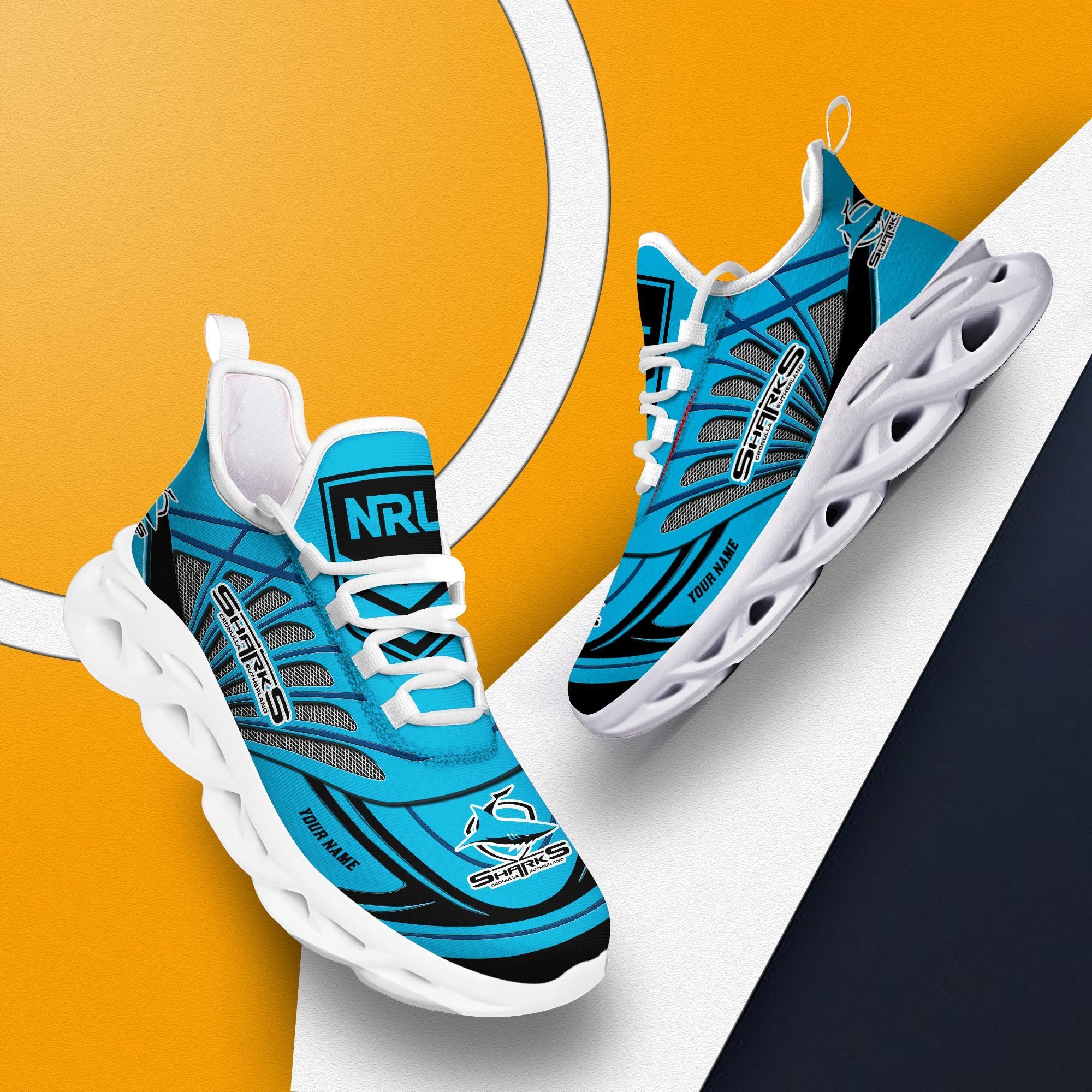 Ideafootwear Cronulla Sharks Max Soul Shoes Sneakers For Men And Women