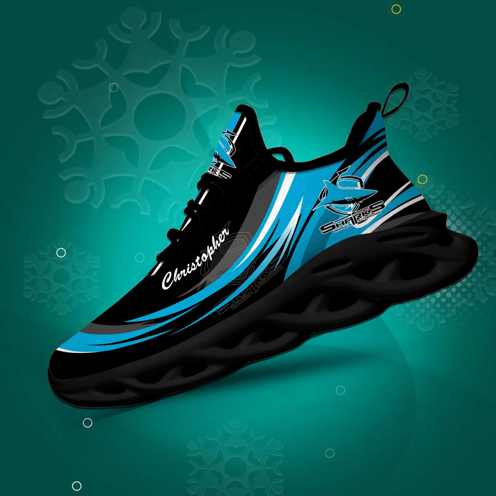 Ideafootwear Cronulla Sharks Max Soul Shoes Sneakers For Men And Women