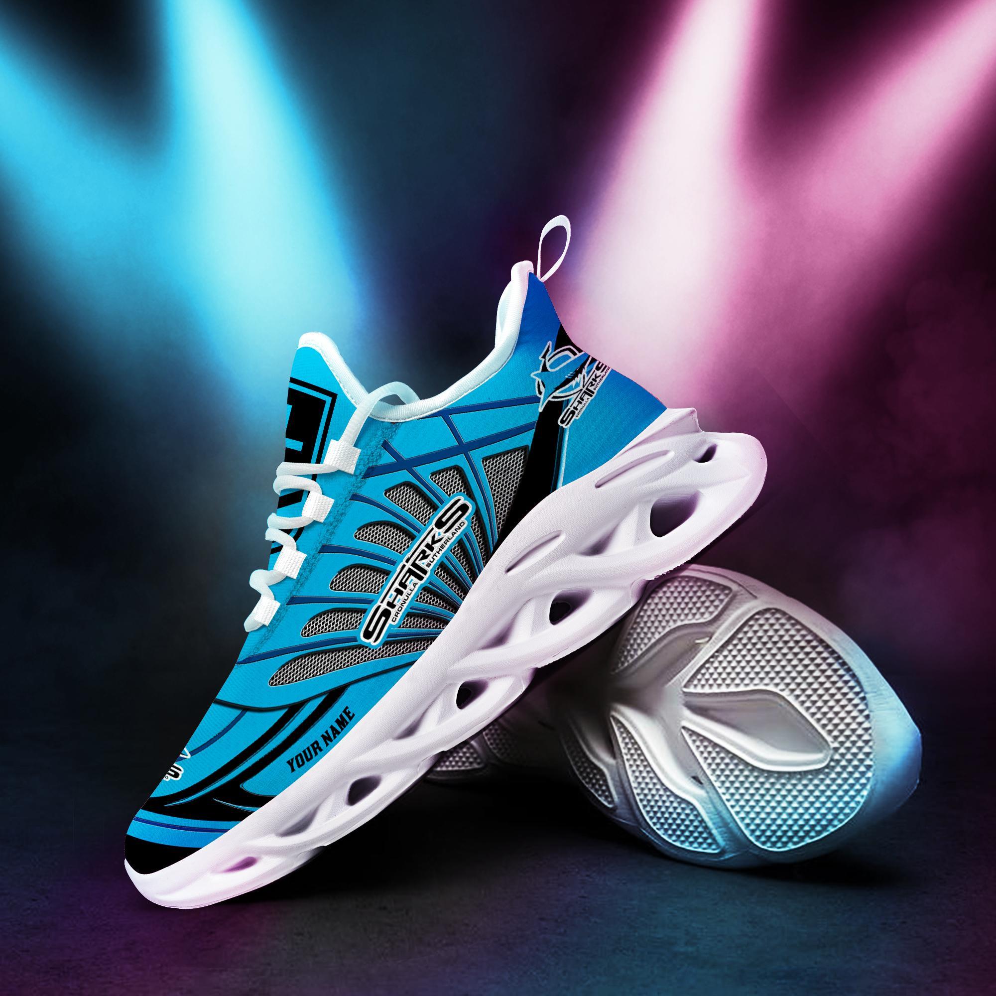 Ideafootwear Cronulla Sharks Max Soul Shoes Sneakers For Men And Women
