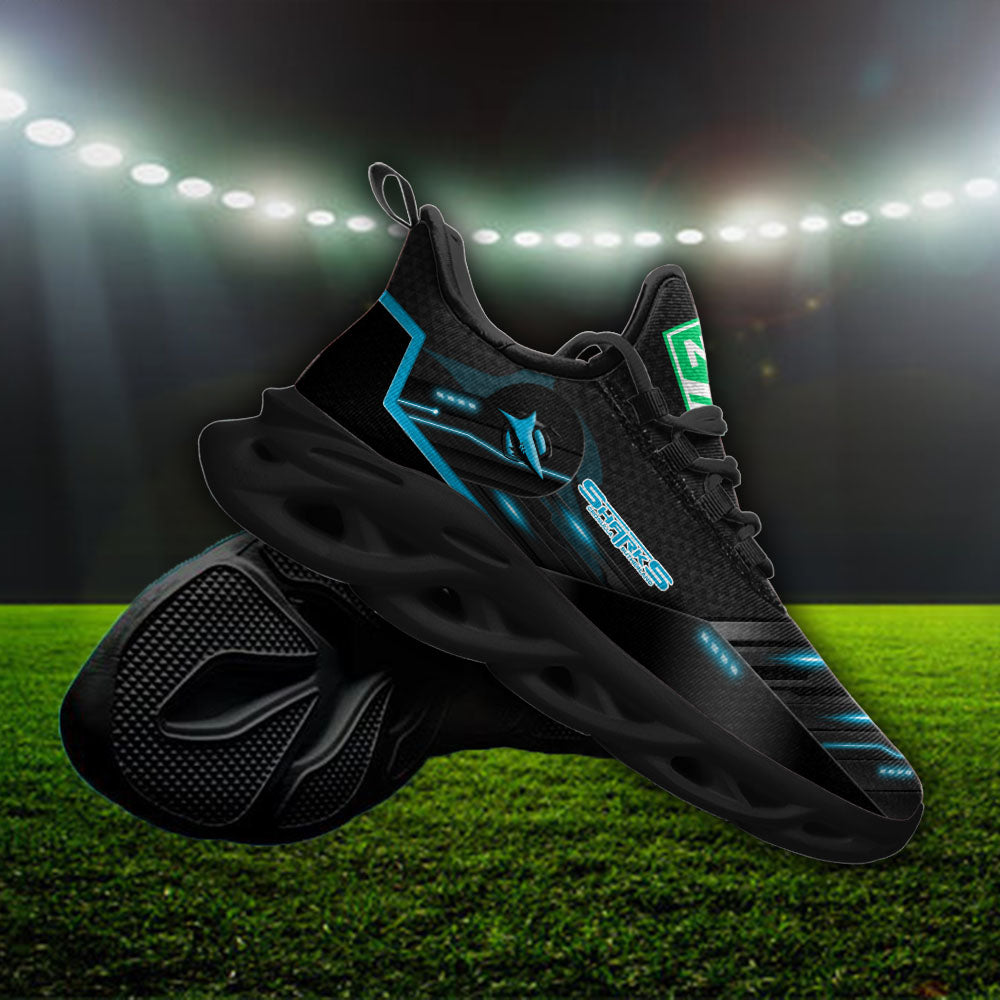Ideafootwear Cronulla-Sutherland Sharks NRL Max Soul Shoes Sneakers For Men And Women
