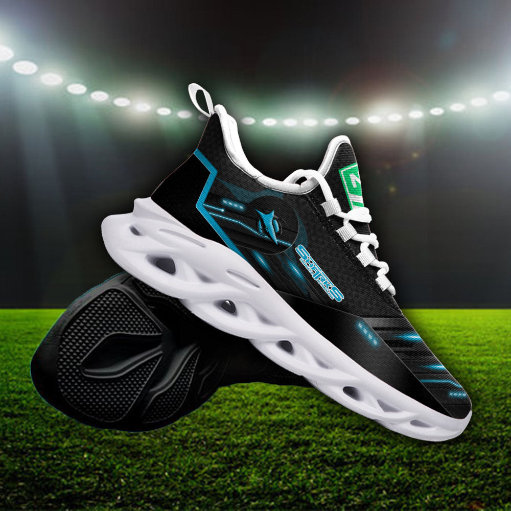 Ideafootwear Cronulla-Sutherland Sharks NRL Max Soul Shoes Sneakers For Men And Women