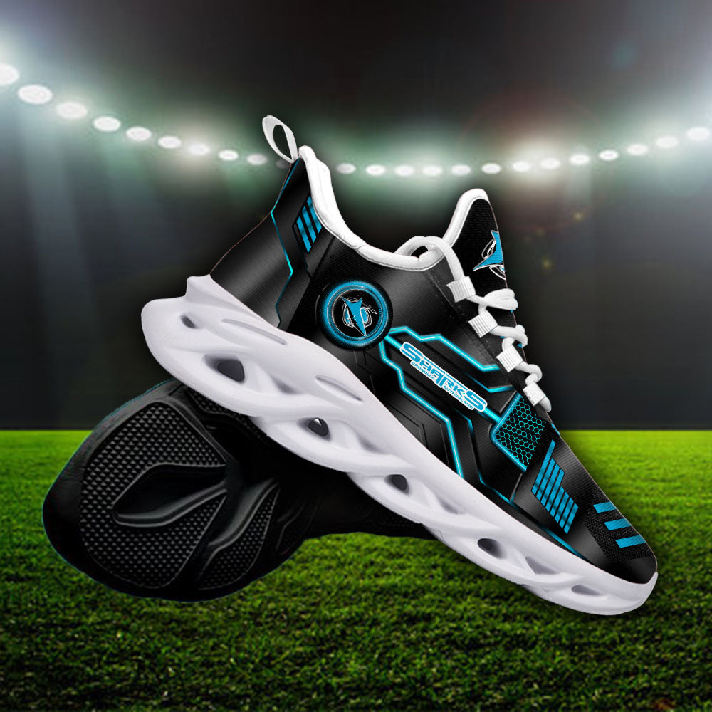 Ideafootwear Cronulla-Sutherland Sharks NRL Max Soul Shoes Sneakers For Men And Women