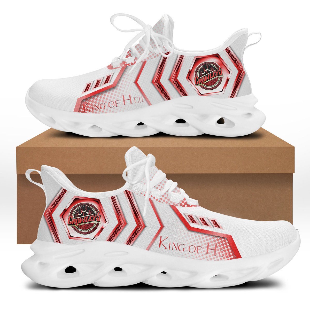 Ideafootwear Crowley King of Hell Max Soul Shoes Sneakers For Men And Women