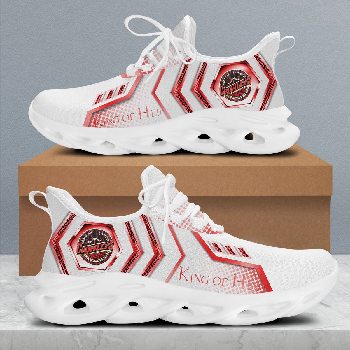 Ideafootwear Crowley King of Hell Max Soul Shoes Sneakers For Men And Women