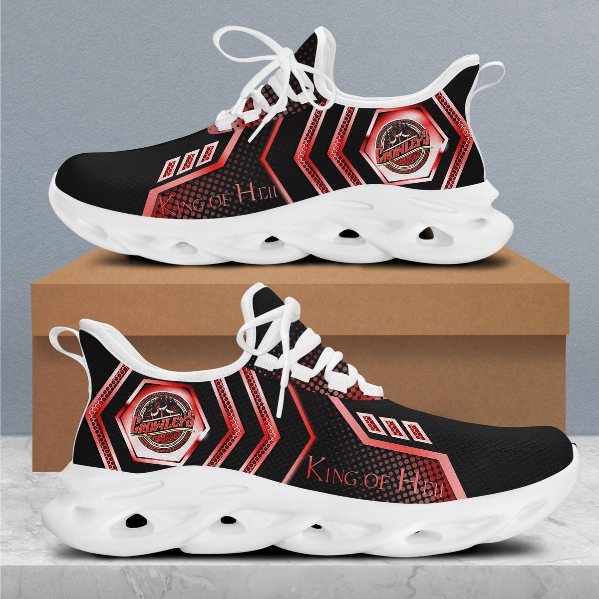 Ideafootwear Crowley King of Hell Max Soul Shoes Sneakers For Men And Women