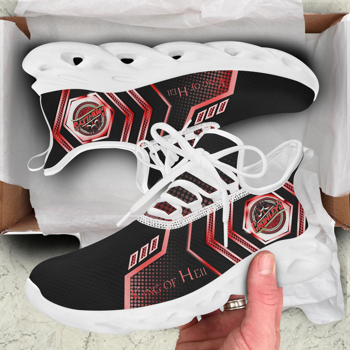 Ideafootwear Crowley King of Hell Max Soul Shoes Sneakers For Men And Women