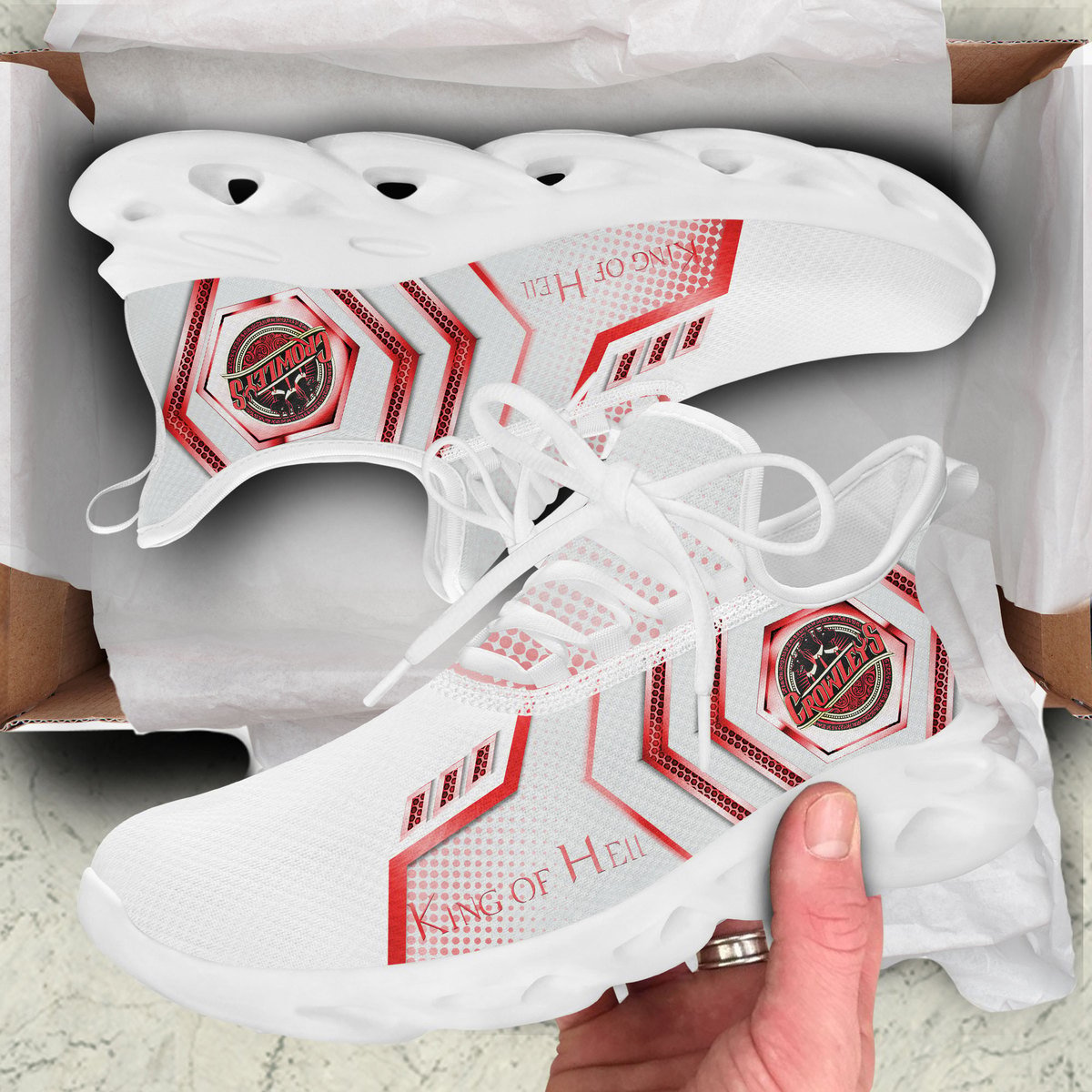 Ideafootwear Crowley King of Hell Max Soul Shoes Sneakers For Men And Women