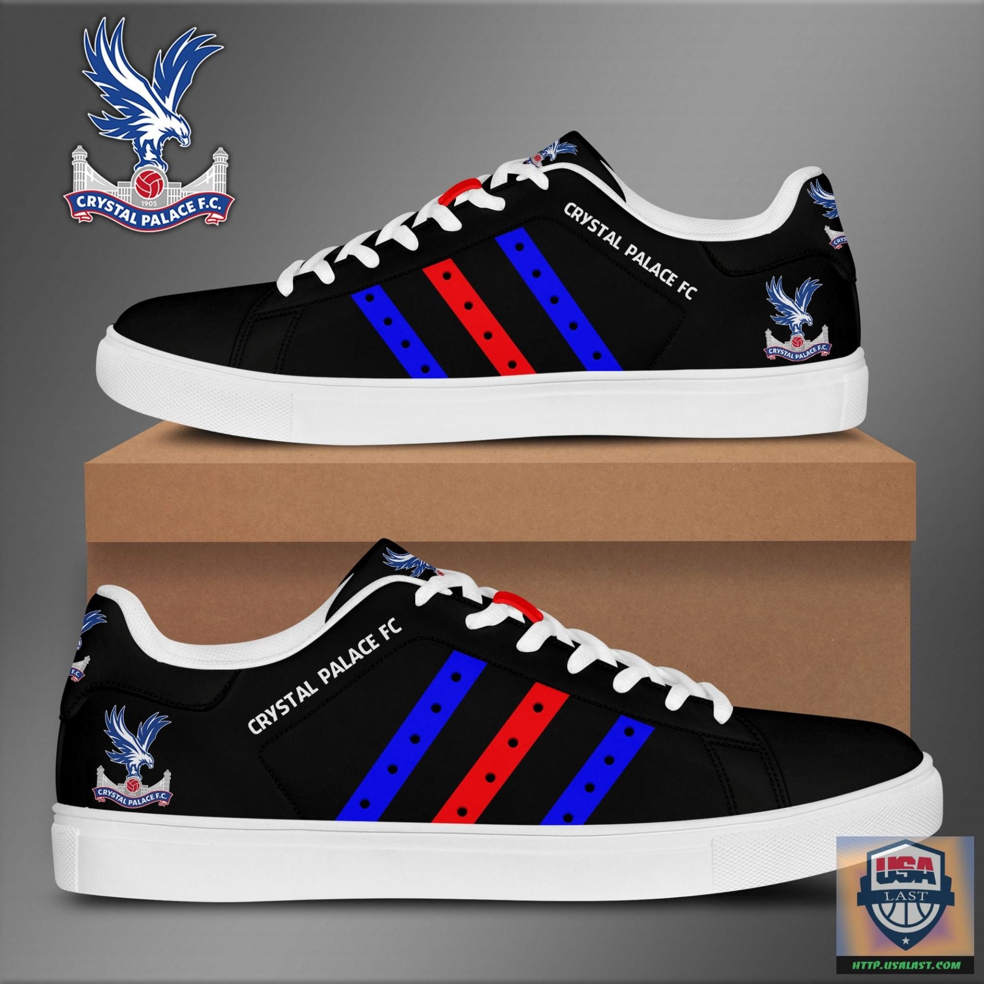 Ideafootwear Crystal Palace FC Skate Stan Shoes Sneakes For Men And Women