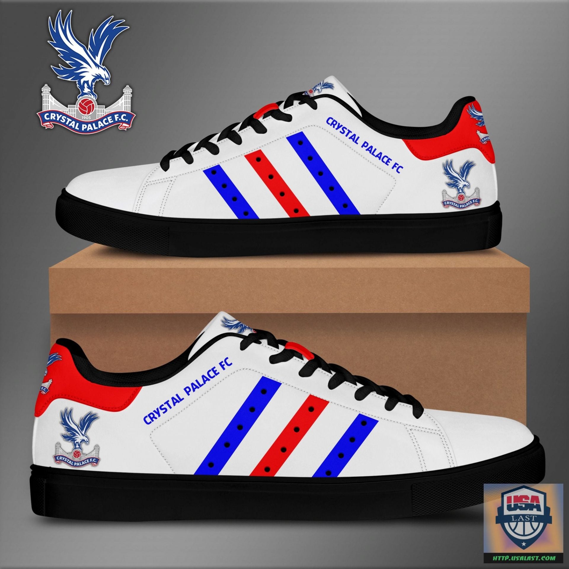Ideafootwear Crystal Palace FC Skate Stan Shoes Sneakes For Men And Women